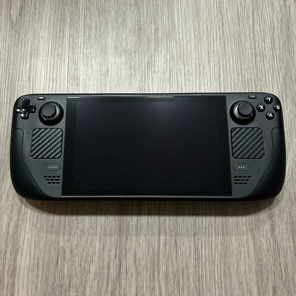 Black Steamdeck Handheld Gaming Console - Picture 1 of 10